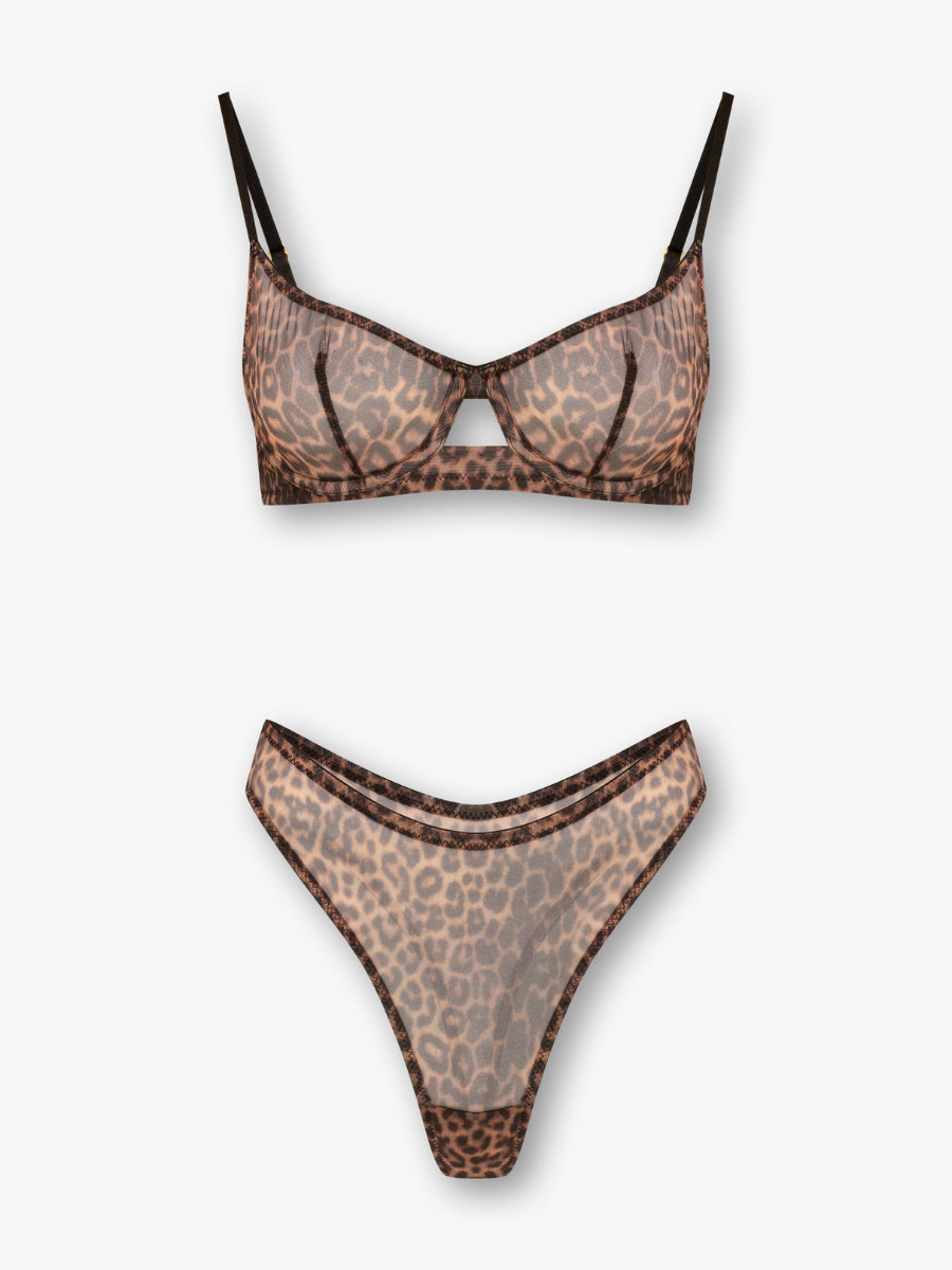Sahara Leopard Lingerie Set product image